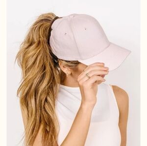 POPFLEX High Ponytail Cap In BLACK